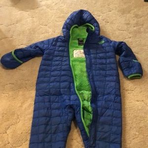 18-24 month north face bunting suit